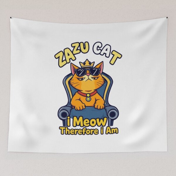 Item preview, Zazu Cat King of the Meow Kingdom designed and sold by MystiColo.