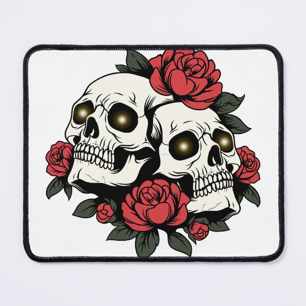 Item preview, Neo Traditional Skulls and Red Roses Tattoo Art designed and sold by some peace.
