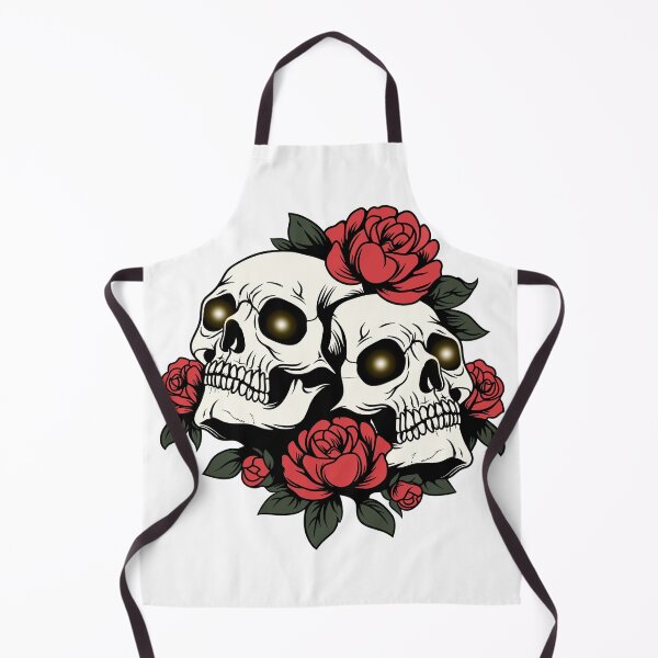 Item preview, Neo Traditional Skulls and Red Roses Tattoo Art designed and sold by some peace.