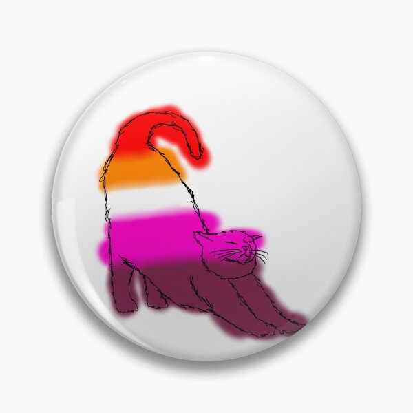 Item preview, lesbian flag cat designed and sold by Rose2358.