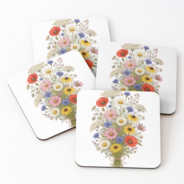Item preview, Wildflower Bouquet Botanical Floral Garden Design designed and sold by CatalystAI.