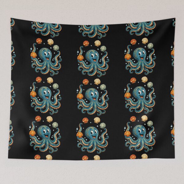 Item preview, Espagne and the beautiful octopus designed and sold by DamioPolArt.