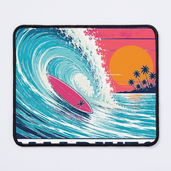 Item preview, Surfing the Maldives Sunset designed and sold by MaldivesPalette.