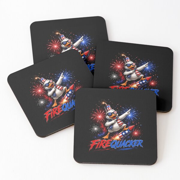 Item preview, Fire Quacker Fourth Of July Independence Day Patriotic Duck designed and sold by RetroMini2026.