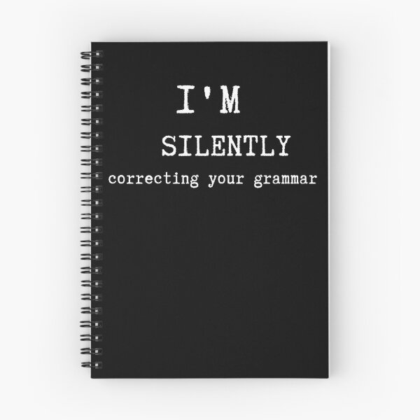 Item preview, I'm Silently Correcting Your Grammar Distressed Typewriter designed and sold by Aetherix Studio.