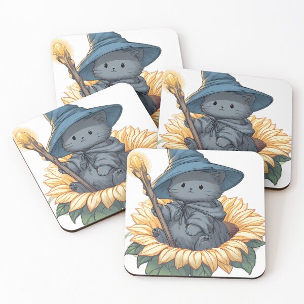 Item preview, Gandalf Grey Wizard Cat designed and sold by pumsquare.