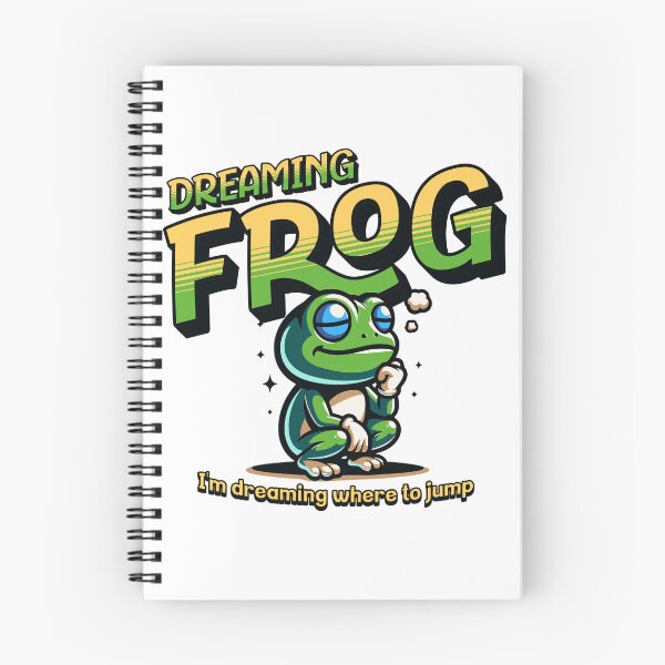 Item preview, Dreaming frog comic style designed and sold by BoosterShop.
