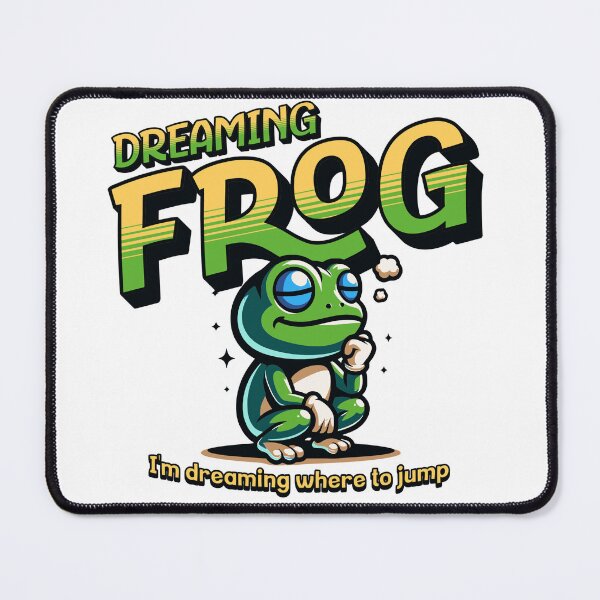 Item preview, Dreaming frog comic style designed and sold by BoosterShop.
