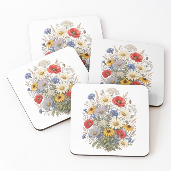 Item preview, Wildflower Bouquet Botanical Floral Garden Design designed and sold by CatalystAI.