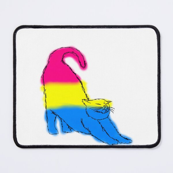 Item preview, Pansexual flag cat designed and sold by Rose2358.