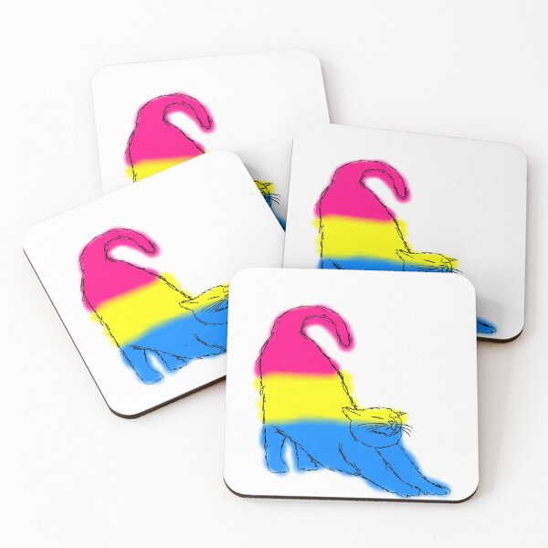 Item preview, Pansexual flag cat designed and sold by Rose2358.