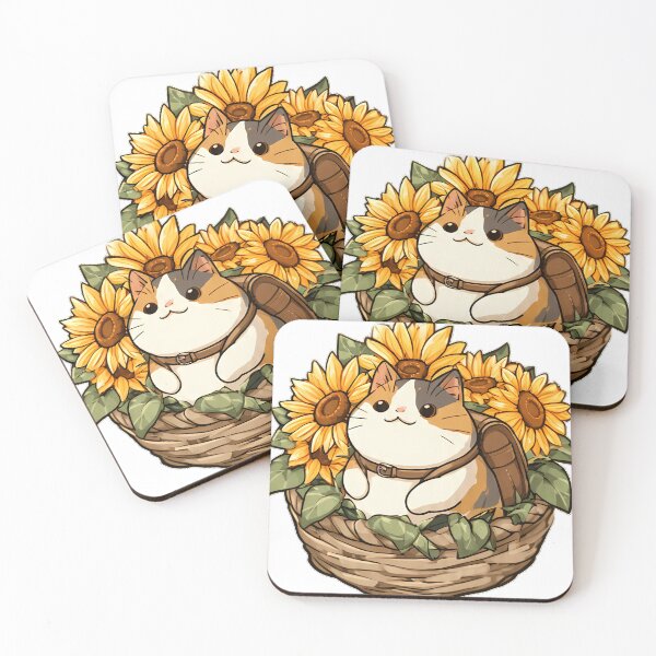 Item preview, Samwise Hobbit Cat Sunflower designed and sold by pumsquare.