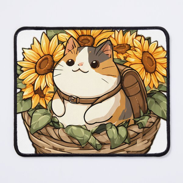 Item preview, Samwise Hobbit Cat Sunflower designed and sold by pumsquare.
