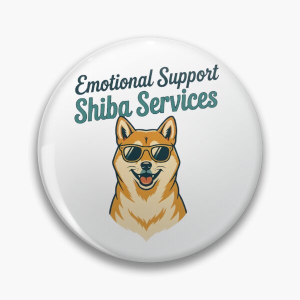 Item preview, Emotional Support Shiba Services Vintage Retro Travel Poster | Funny Shiba Inu Dog Design designed and sold by urbinet.