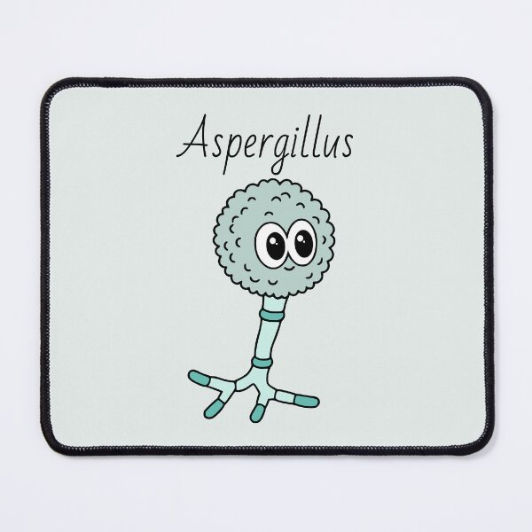 Item preview, Cute Aspergillus Fungus - Cute Pathogens designed and sold by MicroMarket.