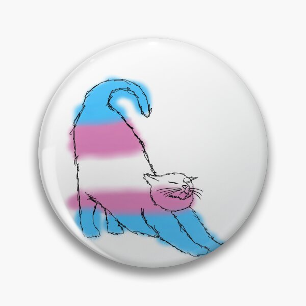 Item preview, Trans flag cat designed and sold by Rose2358.
