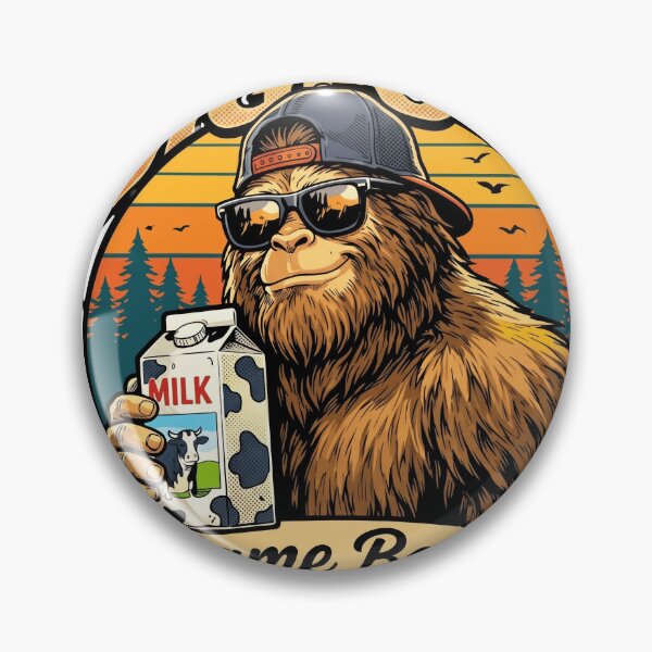 Item preview, Just A Dad Who Always Came Back With The Milk Bigfoot designed and sold by Vermanartist.