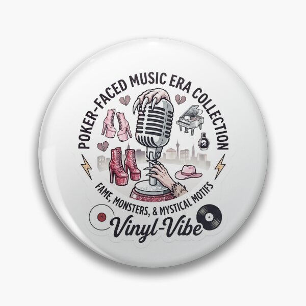 Item preview, Poker-Faced Pop Icon Era Collection | Mystical Motifs Sticker designed and sold by Vinyl-Vibe.