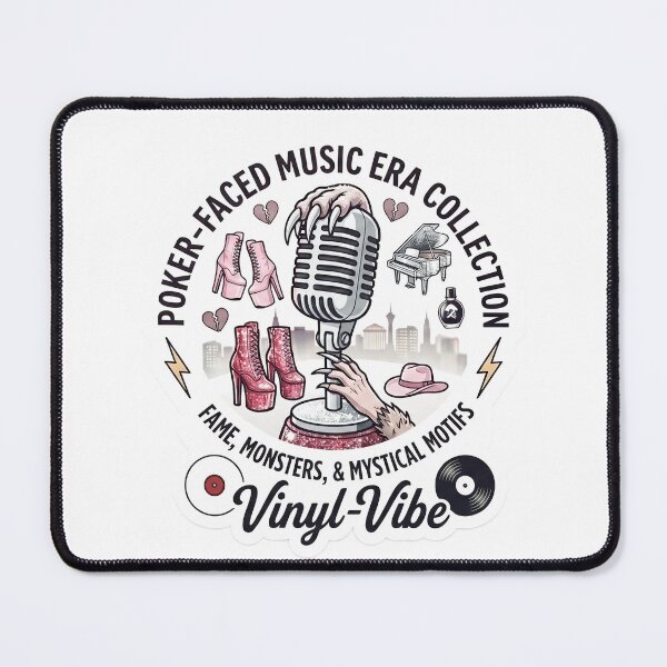 Item preview, Poker-Faced Pop Icon Era Collection | Mystical Motifs Sticker designed and sold by Vinyl-Vibe.