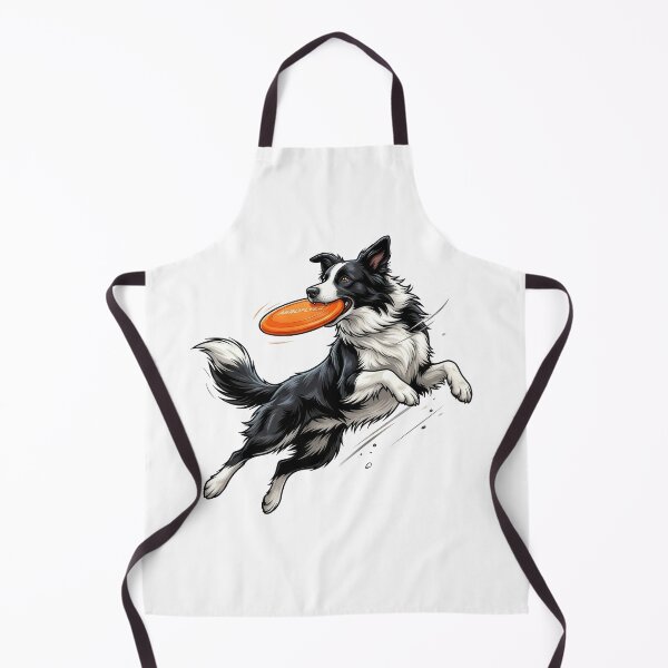 Item preview, Dynamic Border Collie Frisbee Catch - Action Art designed and sold by 88 Design.