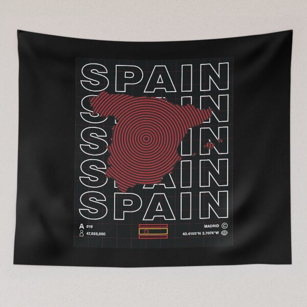 Item preview, Spain Minimal Map designed and sold by Atlas-Array.