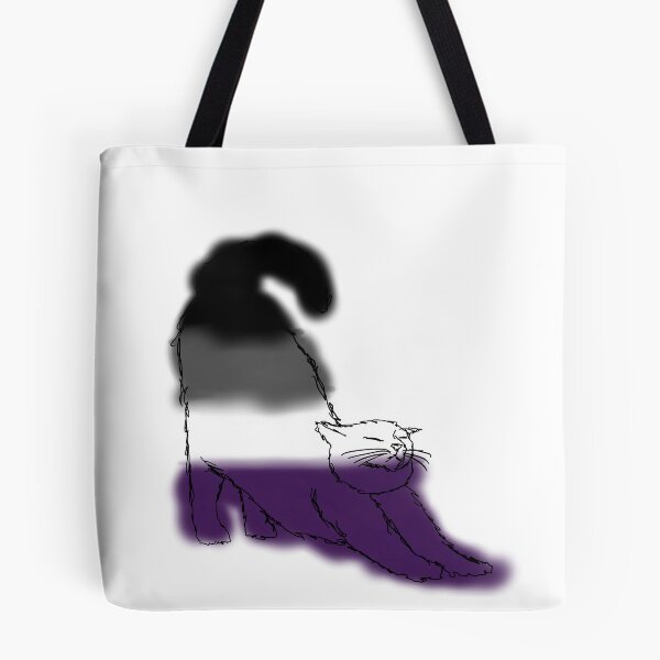 Item preview, Asexual flag cat designed and sold by Rose2358.