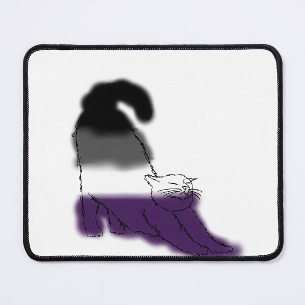 Item preview, Asexual flag cat designed and sold by Rose2358.