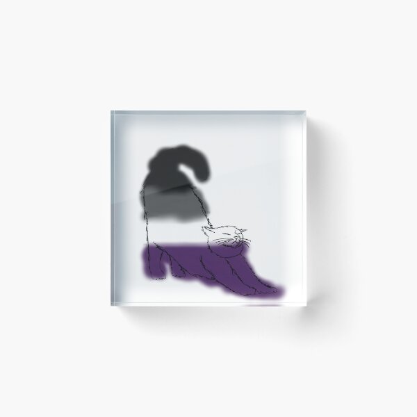 Item preview, Asexual flag cat designed and sold by Rose2358.