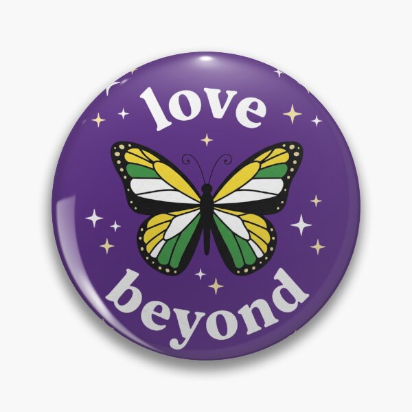 Item preview, Retro Flat Skoliosexual Flag Pride Butterfly designed and sold by DuckOddity.