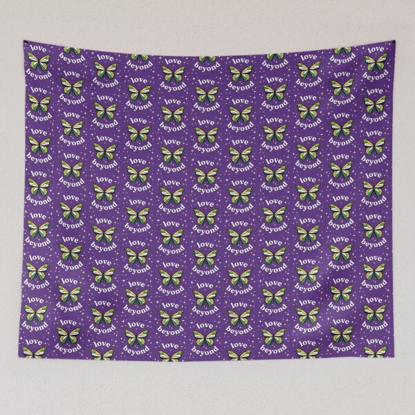Item preview, Retro Flat Skoliosexual Flag Pride Butterfly designed and sold by DuckOddity.
