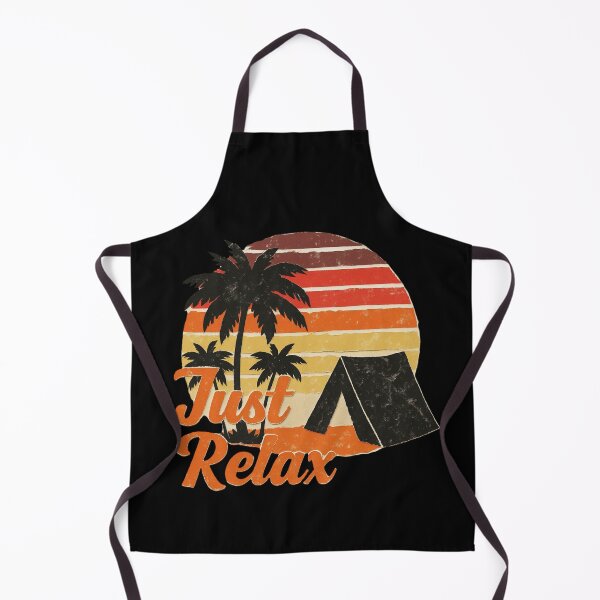 Item preview, Retro Just Relax Camping Vibe designed and sold by Khadigadesings.