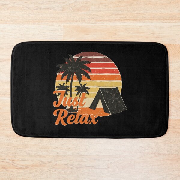 Item preview, Retro Just Relax Camping Vibe designed and sold by Khadigadesings.