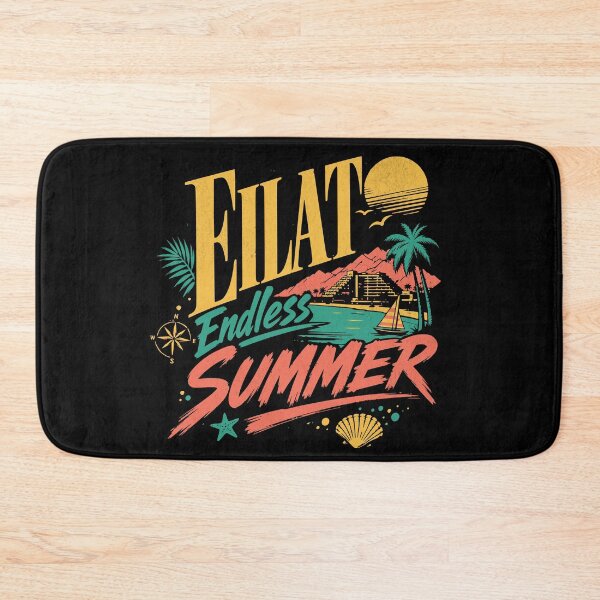 Item preview, Eilat, Israel - Endless Summer - Retro 90s Travel designed and sold by Amber Dove Studio.