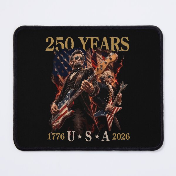 Item preview, Presidents Abe Lincoln and George Washington Playing Guitar designed and sold by hobrath.