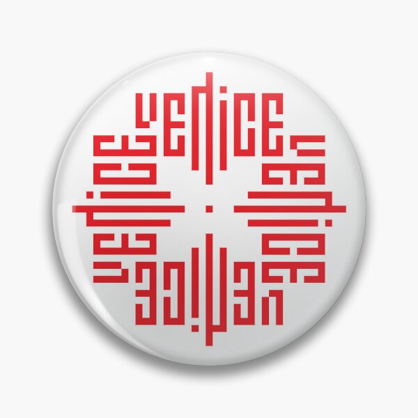 Item preview, VENICE | Red  | Modern Geometric Kufi Calligraphy | From Name to Art   designed and sold by FOR YOUR NAME.