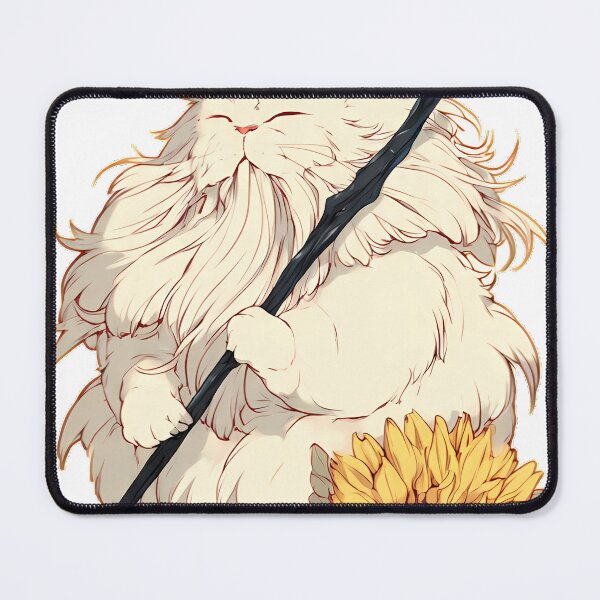Item preview, Saruman White Wizard Cat designed and sold by pumsquare.