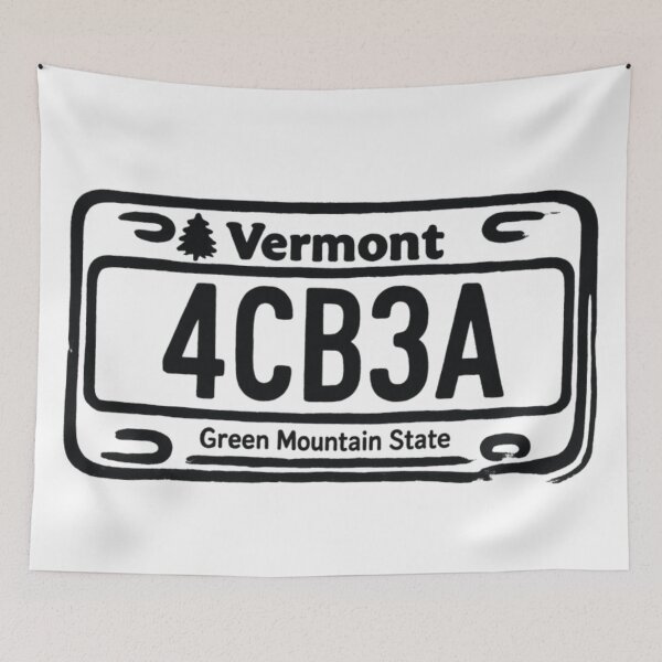 Item preview, Noah Kahan Vermont License Plate 4CB3A designed and sold by secondcityshore.