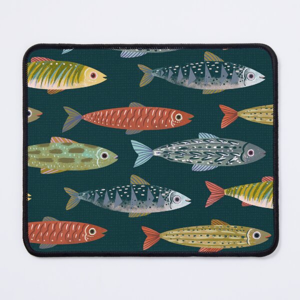 Item preview, Mid Century Swedish Fish Dark designed and sold by lauragraves.