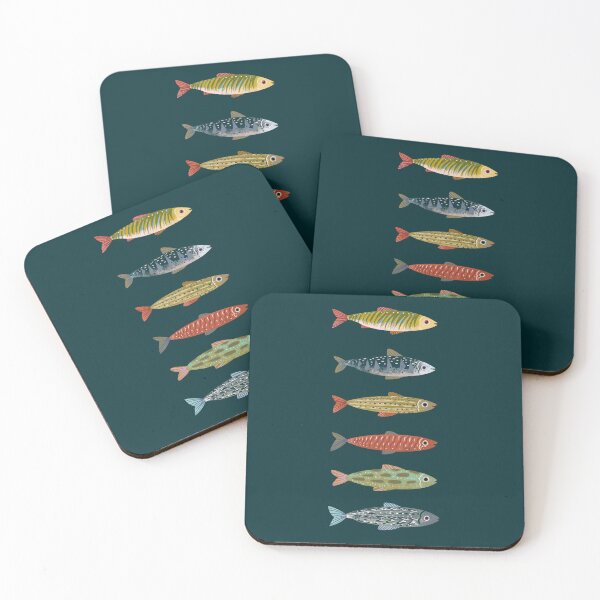 Item preview, Mid Century Swedish Fish Dark designed and sold by lauragraves.