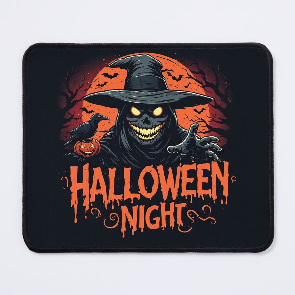 Item preview, Spooky Skeleton With Glowing Pumpkin Horror Halloween designed and sold by Cute Animals And Royal Art.
