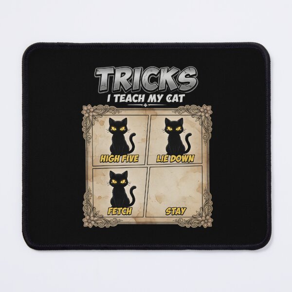 Item preview, Tricks I Teach My Cat Funny Design designed and sold by TshirtsOnline-.