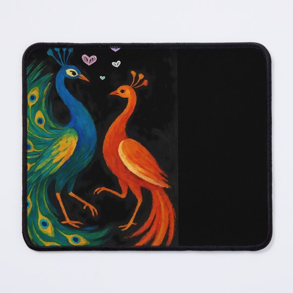 Item preview, Peacock and peahen artwork designed and sold by REDCLASH2002.