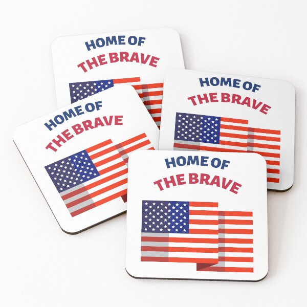 Item preview, HOME OF THE BRAVE designed and sold by SudeeshArt.
