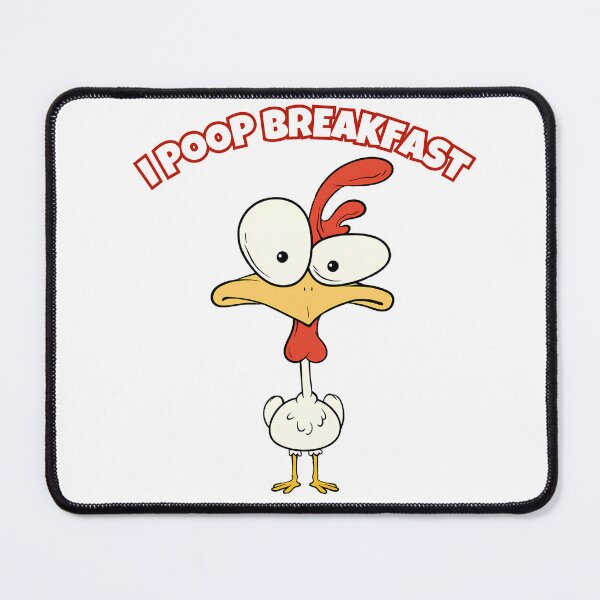 Item preview, I POOP BREAKFAST Eggs Humor Funny Crazy Chicken Egg designed and sold by Space Ghettos.