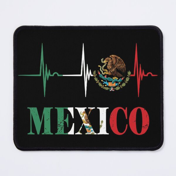 Item preview, Vintage Mexico Flag Heartbeat Mexican Pride Eagle designed and sold by Vermanartist.