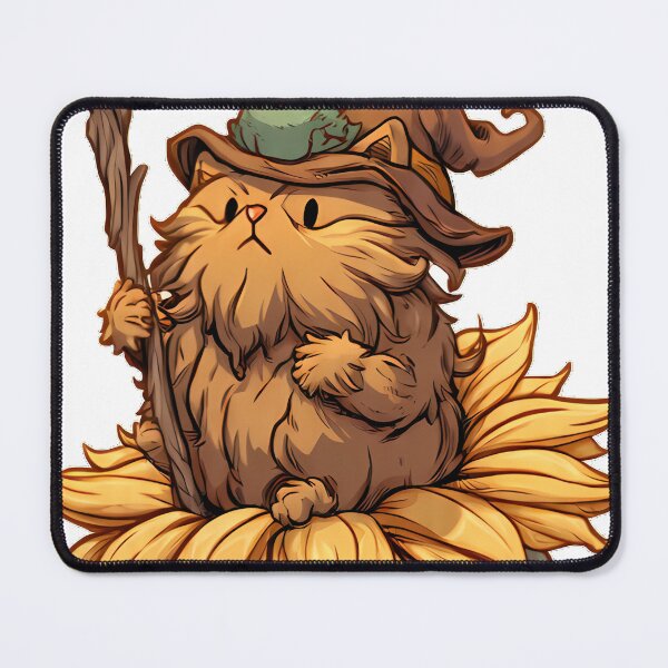 Item preview, Radagast Brown Wizard Cat designed and sold by pumsquare.