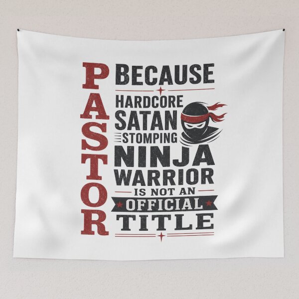 Item preview, Pastor because Ninja is not an official title designed and sold by ChristianLife.