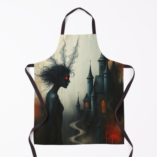 Item preview, Dark Fairy in a Dark Castle | Gothic Fantasy Illustration designed and sold by RAISC.