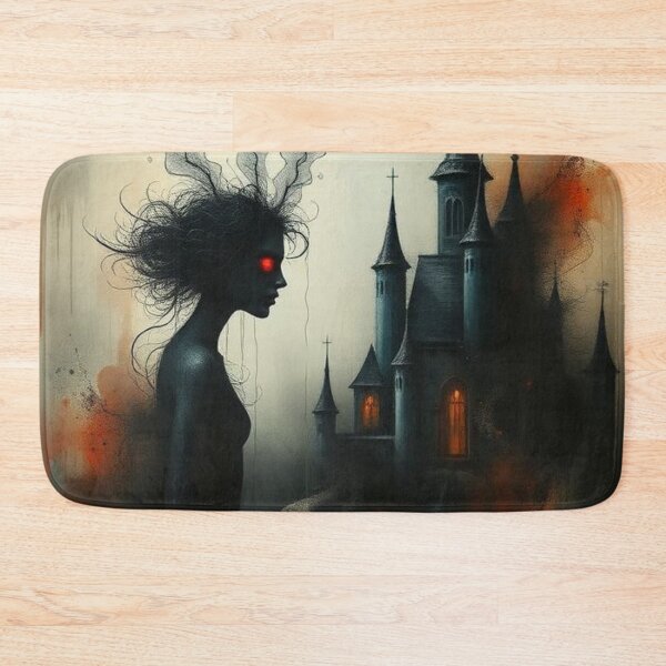 Item preview, Dark Fairy in a Dark Castle | Gothic Fantasy Illustration designed and sold by RAISC.