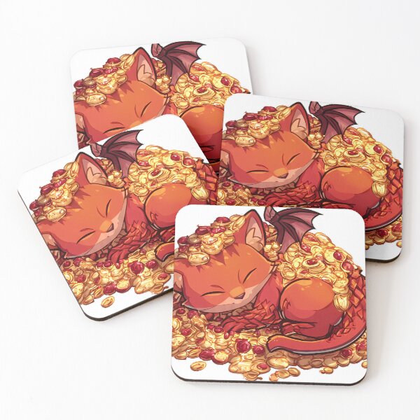 Item preview, Smaug Dragón Gato Oro designed and sold by pumsquare.